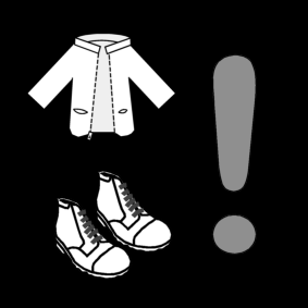 coat and shoes